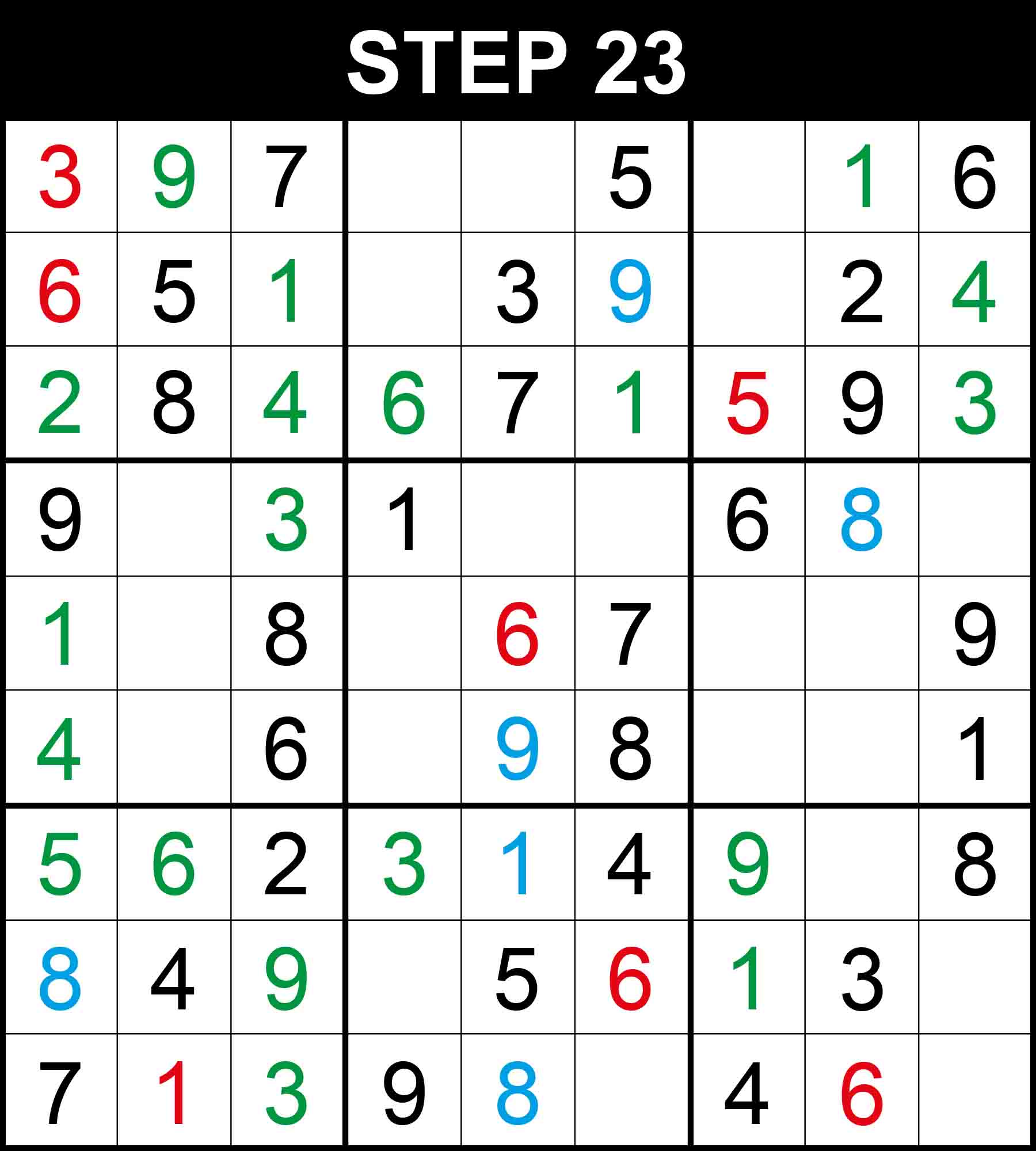 sudoku single candidate technique